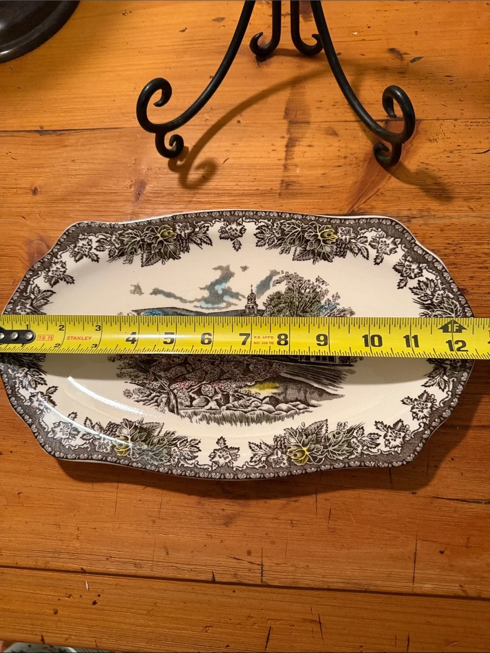 Johnson Brothers The Friendly Village Scenic Ceramic Serving Platter
